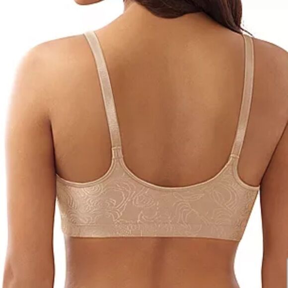 Bali Comfort Revolution® Front Close Shaping Full Coverage Bra- 42DD Blk Nwt - Picture 2 of 7